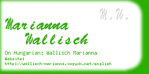 marianna wallisch business card